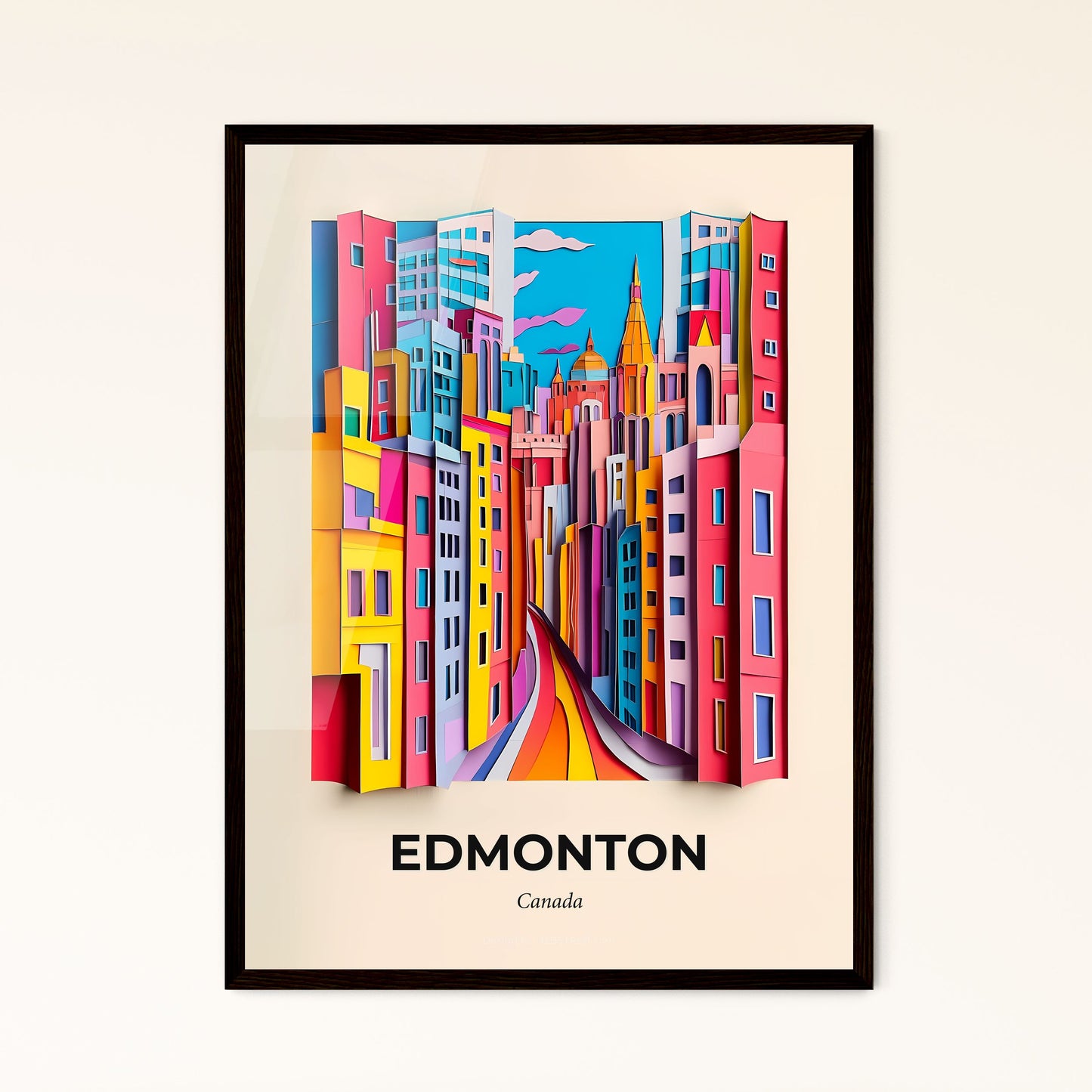 Vivid Edmonton, Canada - a city with a sky background