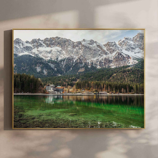 Eibsee Wall Art Print – Bavarian Mountain Photography