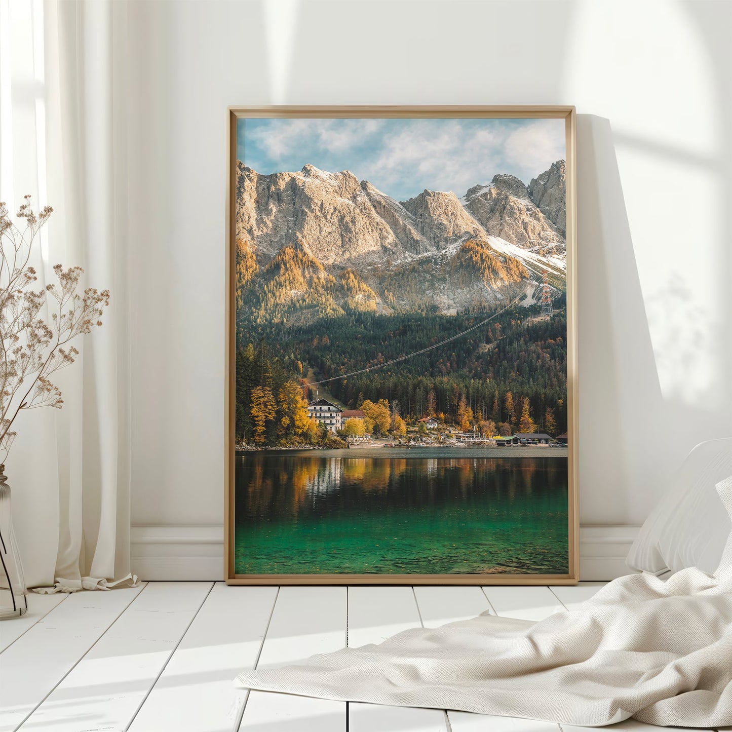 Eibsee Lake Wall Art – Bavarian Alps Photography Print