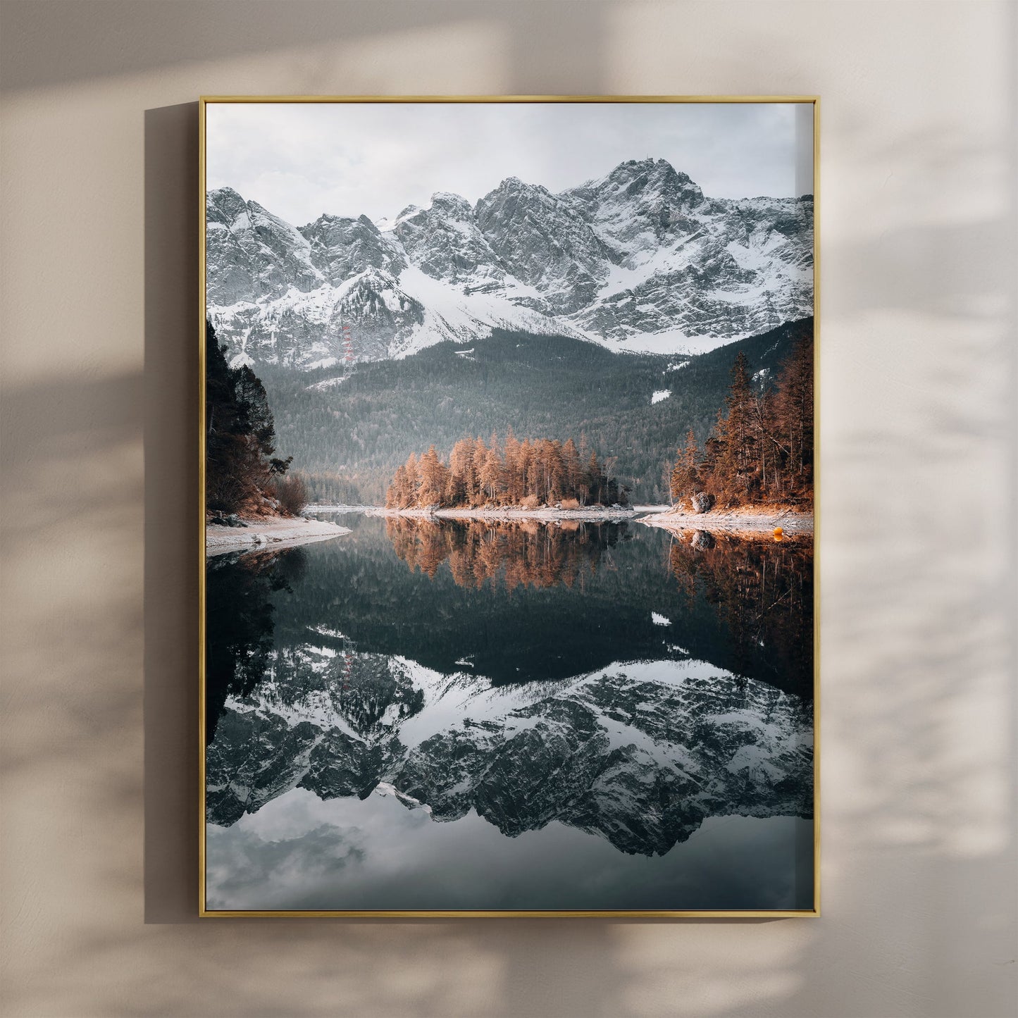 Eibsee Wall Art Print – Bavarian Mountain Photography