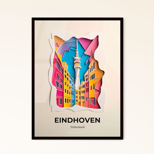 Vivid Eindhoven, Netherlands - a city with a tower in the middle