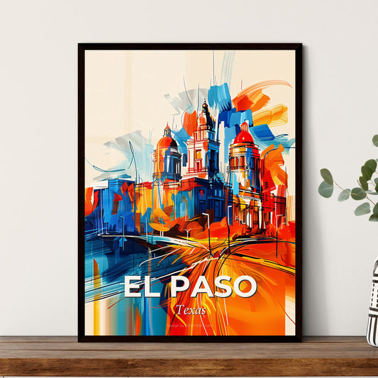 Vibrant El Paso, Texas - A Painting Of A City