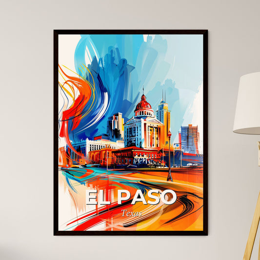 Vibrant El Paso, Texas - A Painting Of A City