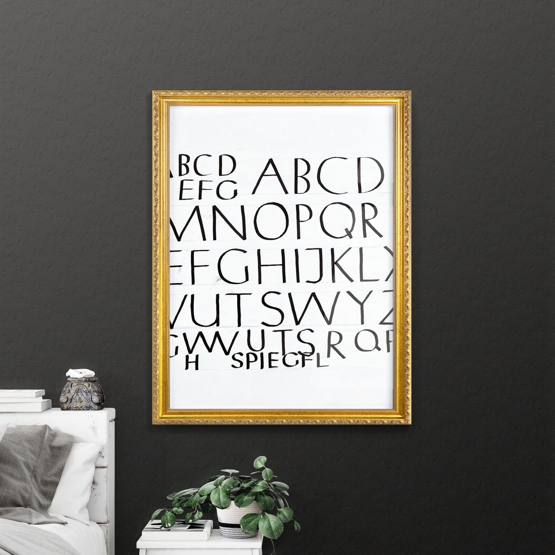 Embodying Chaos: The Alphabet Reimagined in Abstract Minimalism