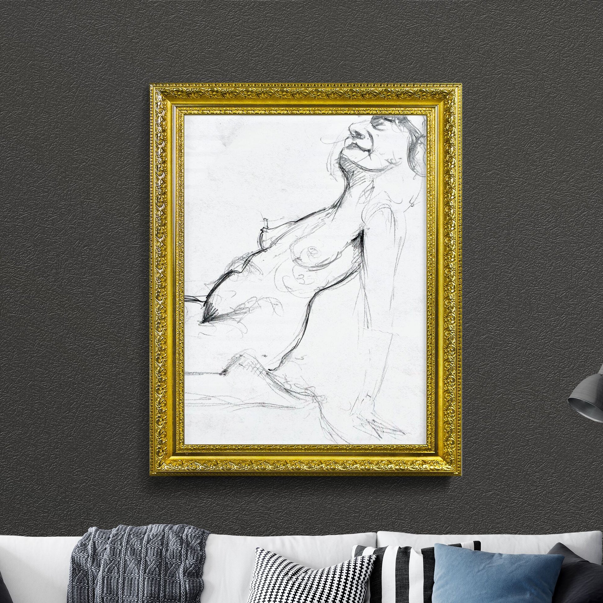 Embodying Serenity: A Playful Reflection on Form and Identity