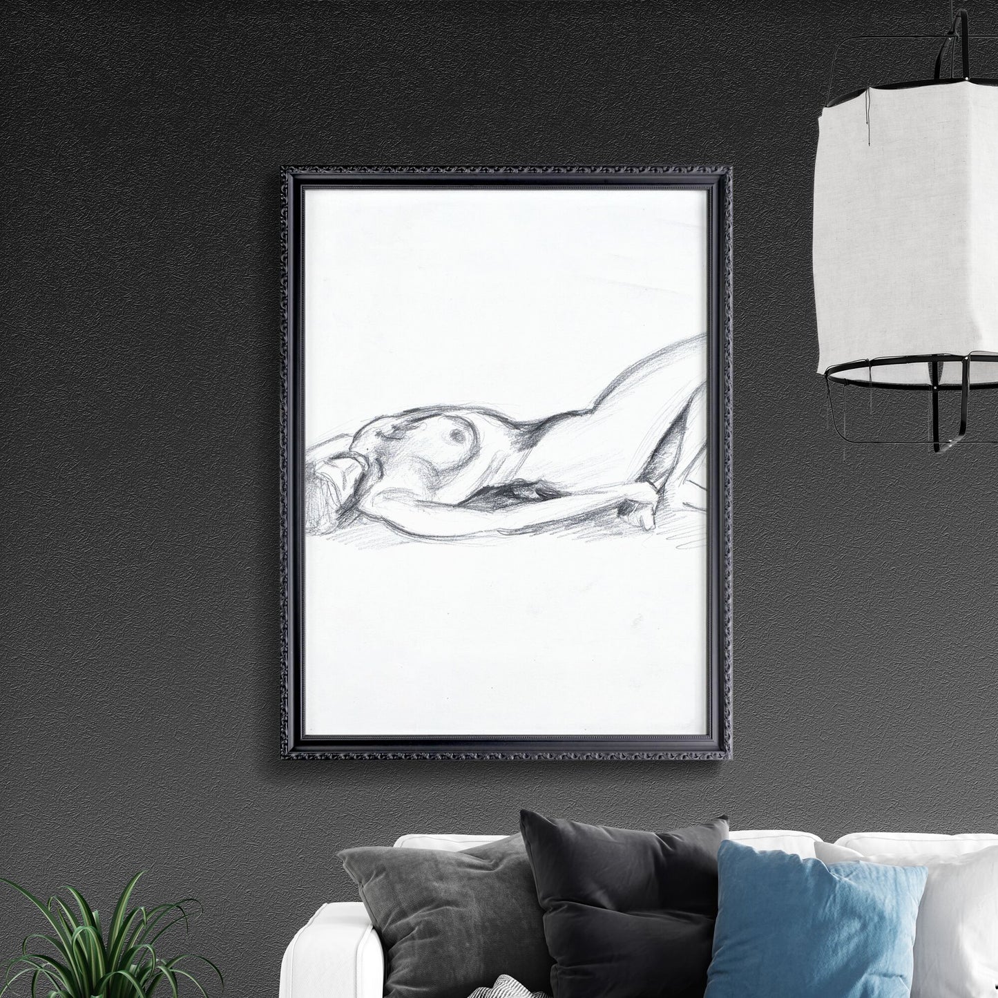 Embodying Solitude: The Whisper of Lines and Shadows Unveiled