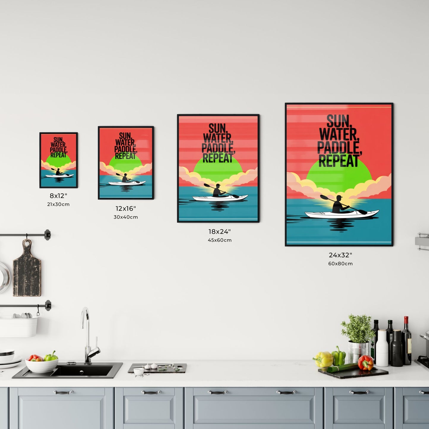 Embrace Adventure: Kayaking Under the Sun, Water, Paddle, and Repeat for Ultimate Relaxation. Chart