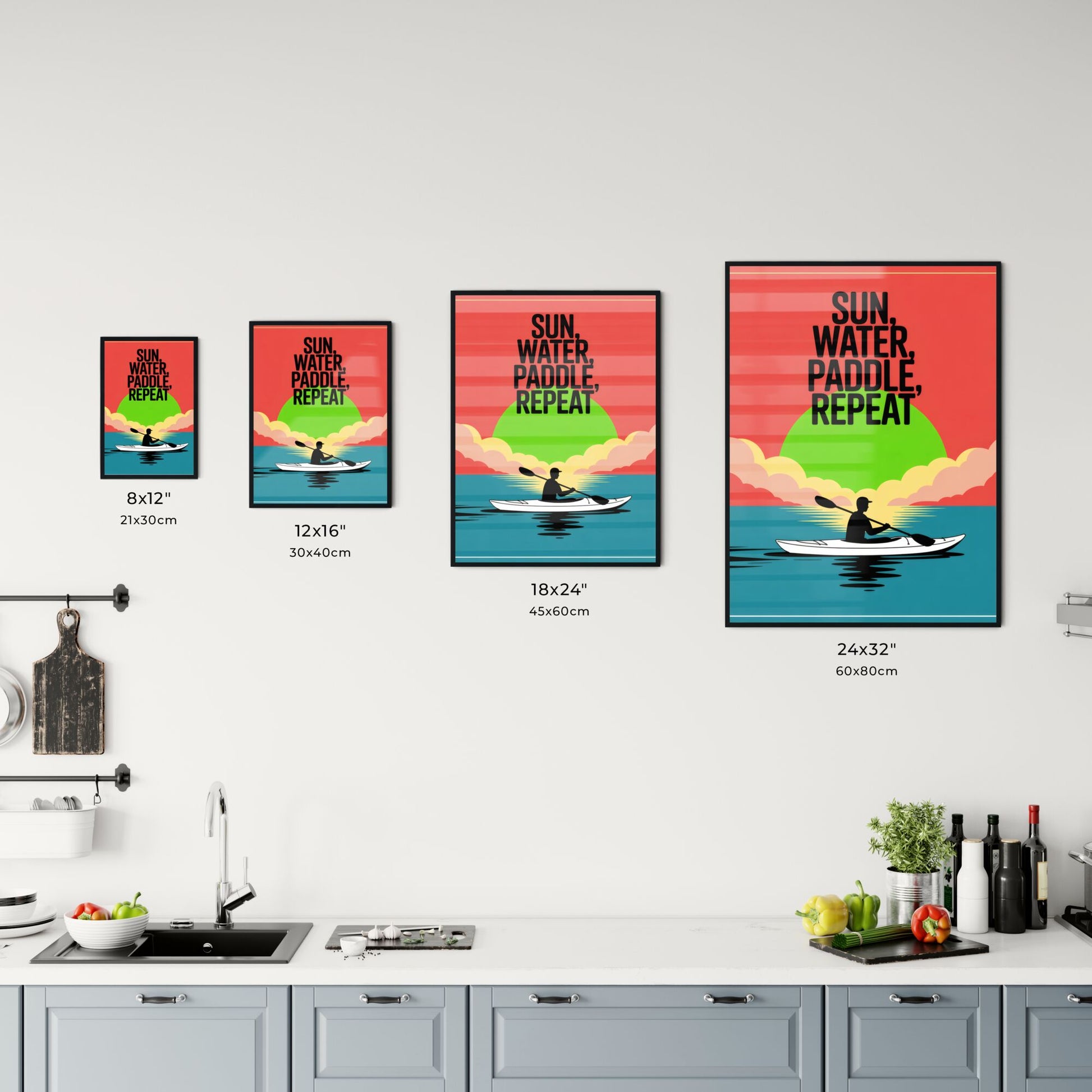 Embrace Adventure: Kayaking Under the Sun, Water, Paddle, and Repeat for Ultimate Relaxation. Chart