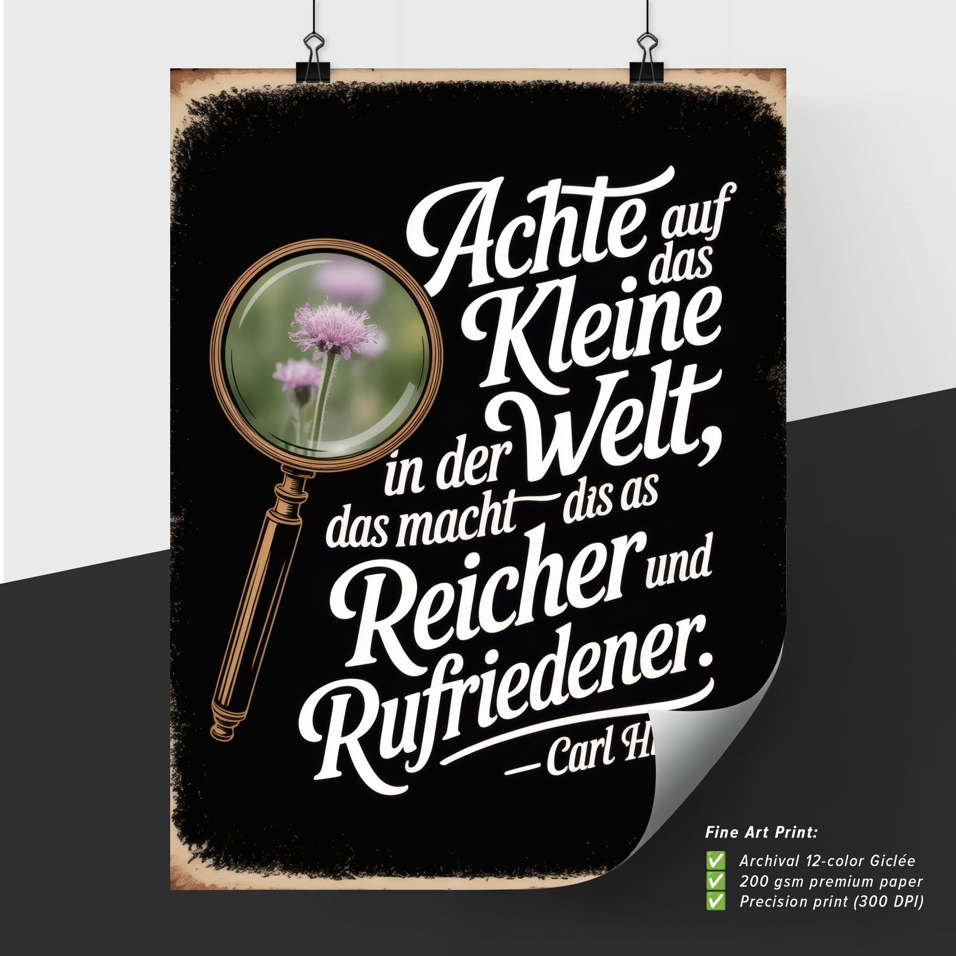Embrace the Little Things in Life for Greater Wealth and Contentment – Inspirational Quote by Carl Hilty.