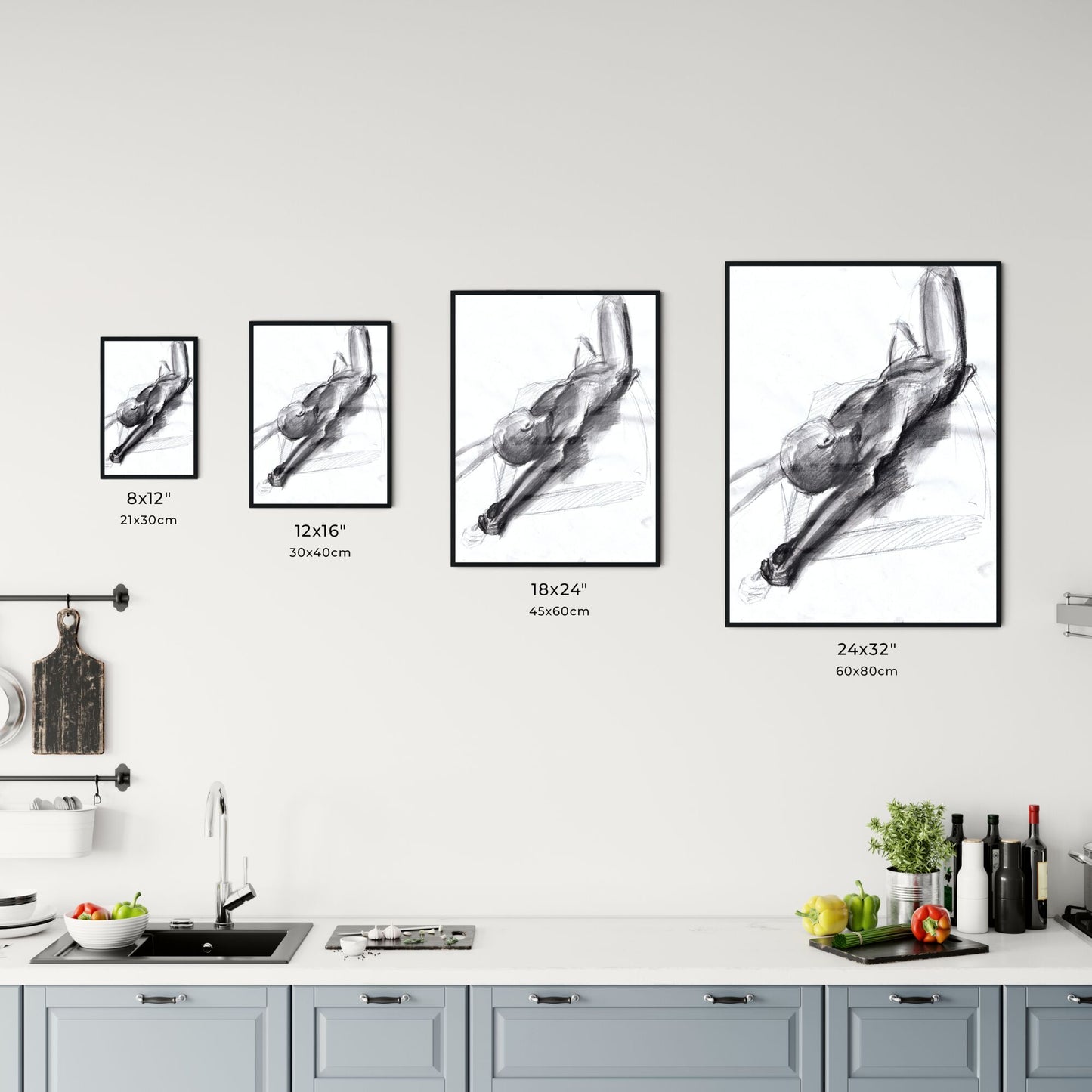 Embrace of Stillness: The Silent Dance of Vulnerability and Strength Chart