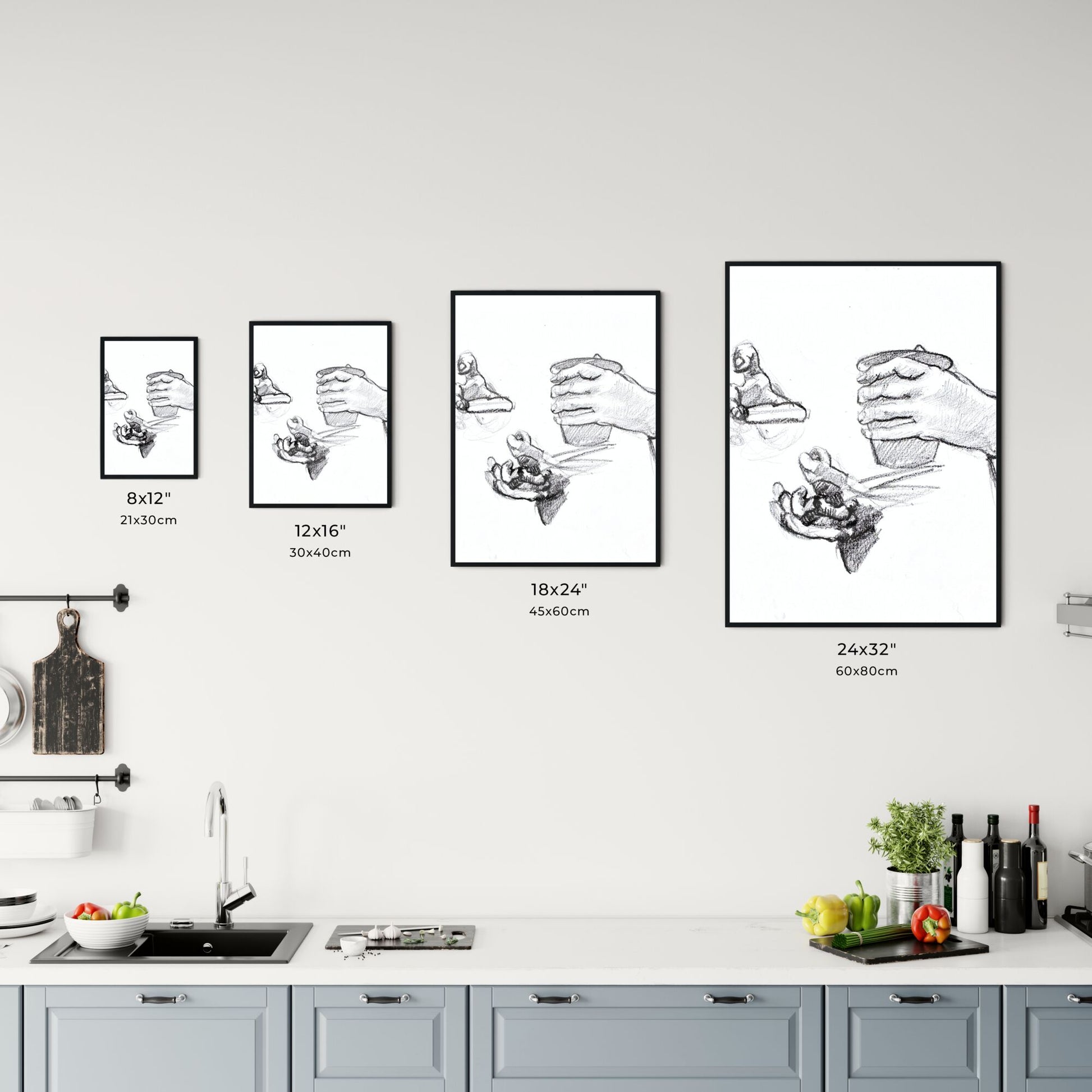 Embracing Forms: The Dialogue of Hands in Motion Chart