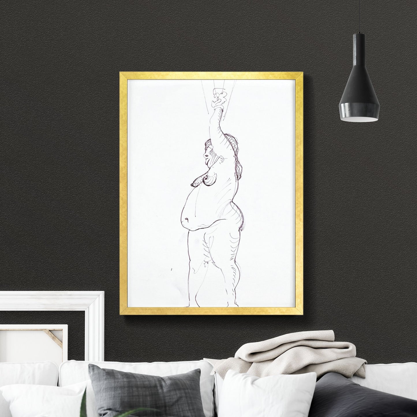 Embracing Shadows: The Weight of Identity in Lines and Curves