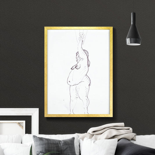 Embracing Shadows: The Weight of Identity in Lines and Curves