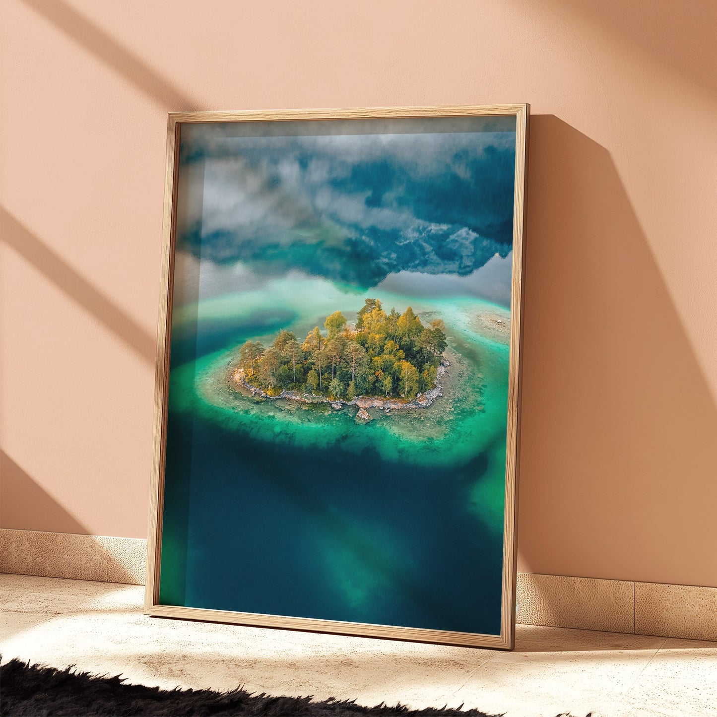 Eibsee – Aerial Wall Art Print from Bavaria