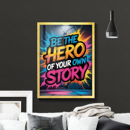 Empower Yourself: Become the Hero of Your Own Narrative with Bold, Vibrant Graffiti Art