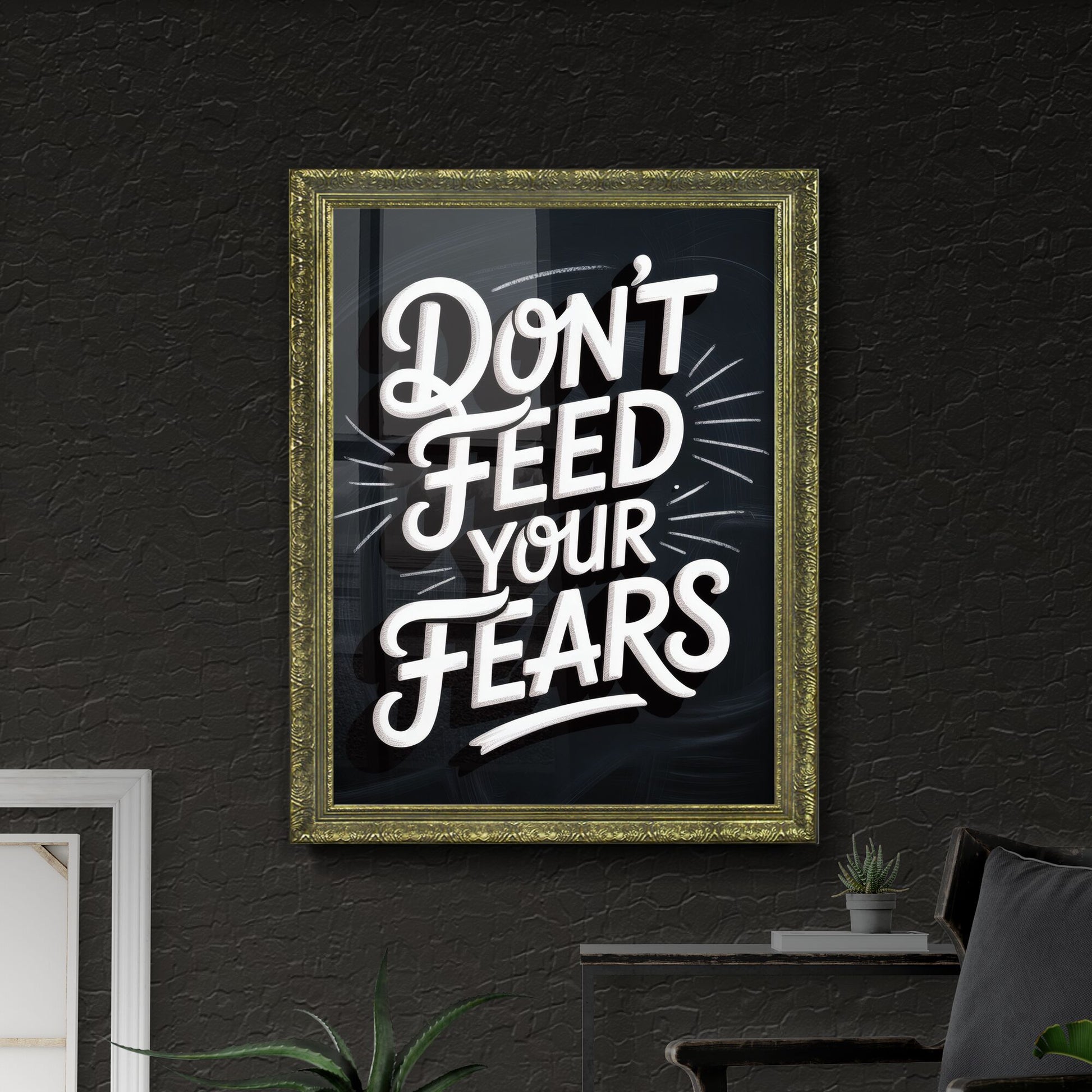 Empowering Message: Don't Feed Your Fears – Overcoming Anxiety and Building Confidence in Daily Life.