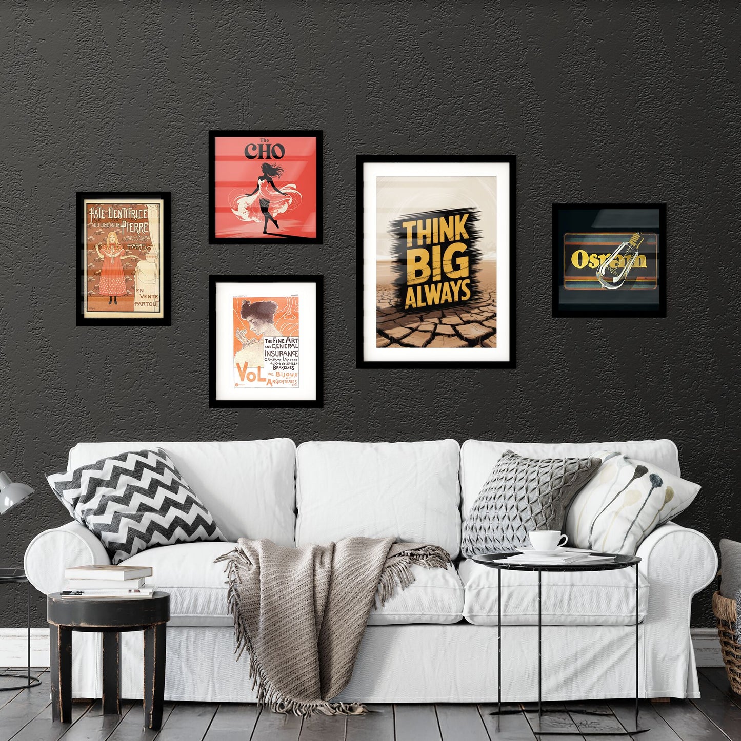 Empowering Message: Think Big Always - Inspiring Growth and Ambition in a Striking Desert Landscape. Collection