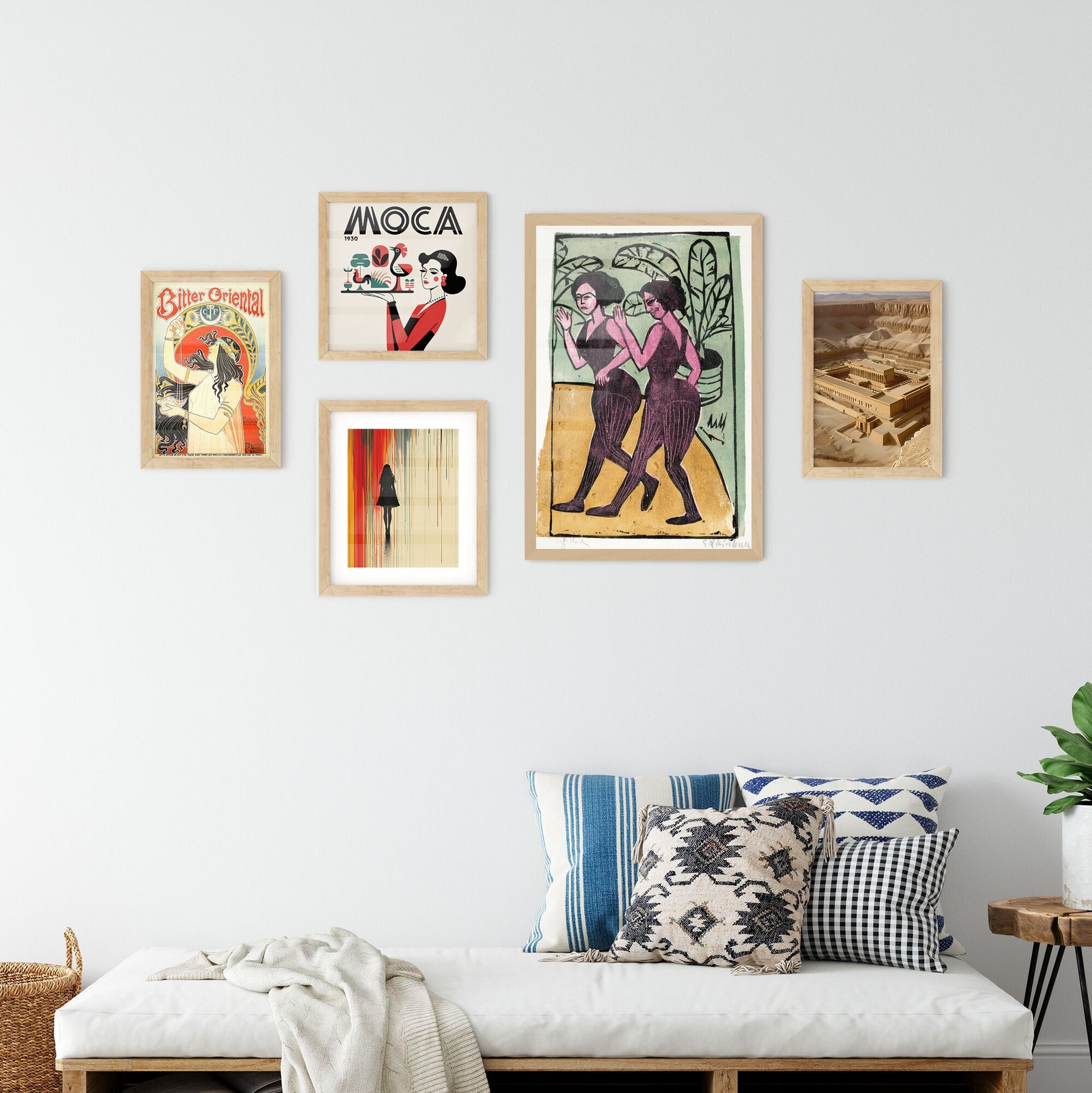 Wall Art with English Step Dancers – Ernst Ludwig Kirchner