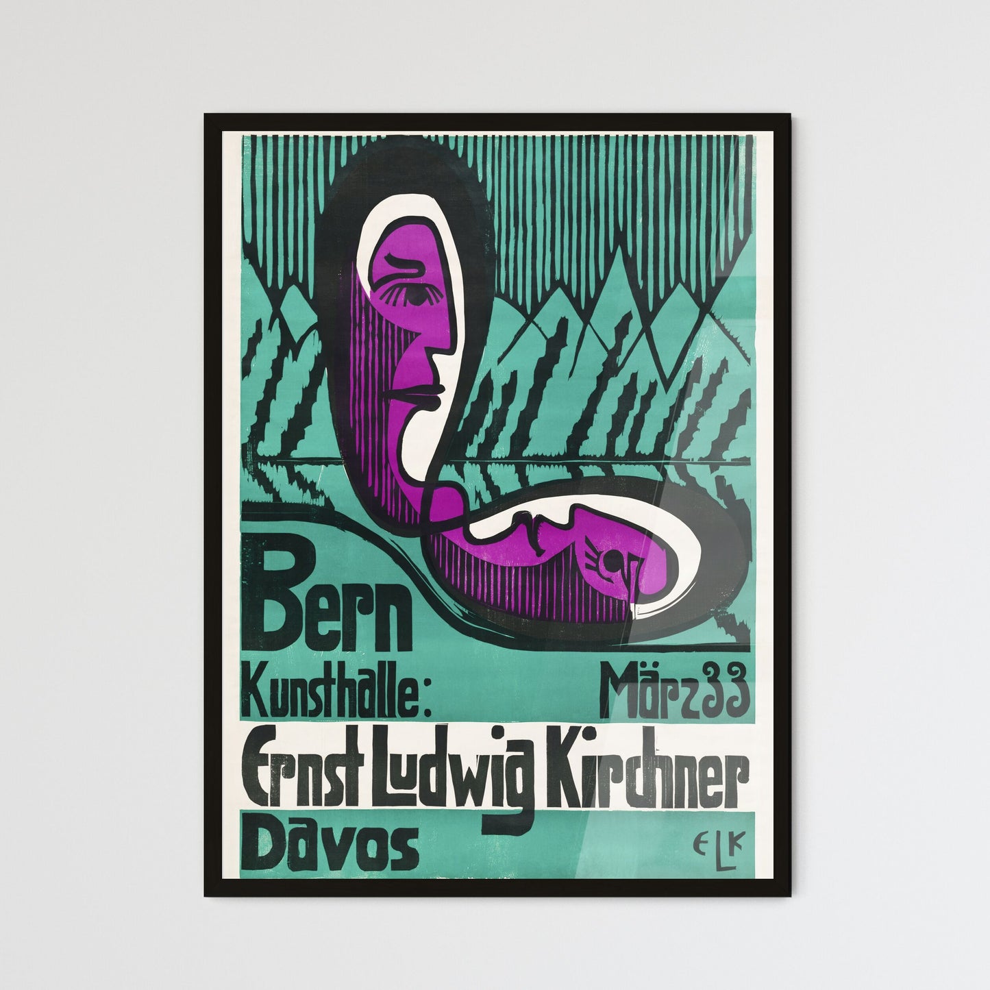 Ernst Ludwig Kirchner – Bern Kunsthalle, March 33 Framed Art Print