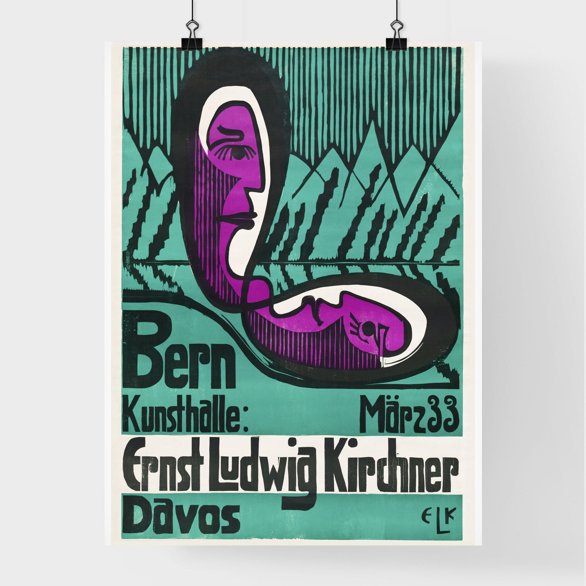 Ernst Ludwig Kirchner – Bern Kunsthalle, March 33 Poster