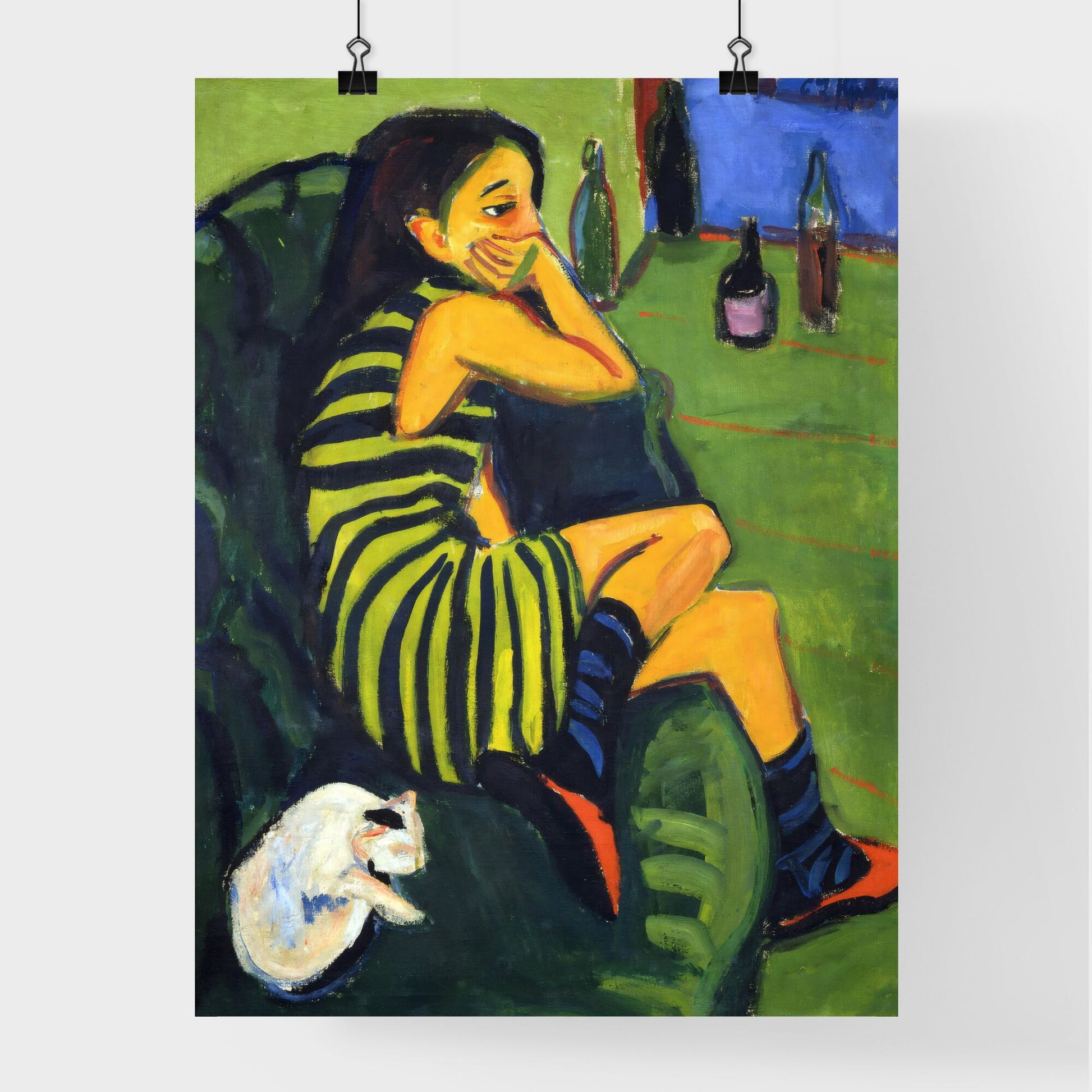 Ernst Ludwig Kirchner – Die Artistin (Marzella) Poster