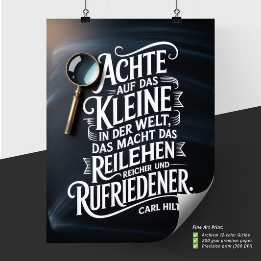 Exploring the Power of Attention: Embrace the Little Things for a Richer, More Contented Life.