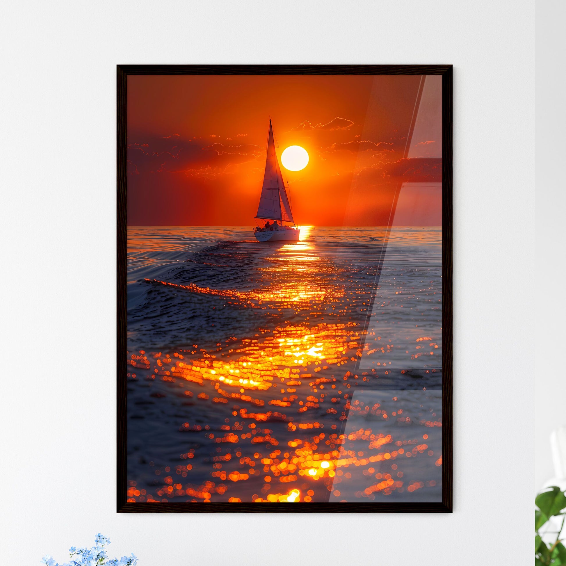 Vibrant Painting - Framed Art Print