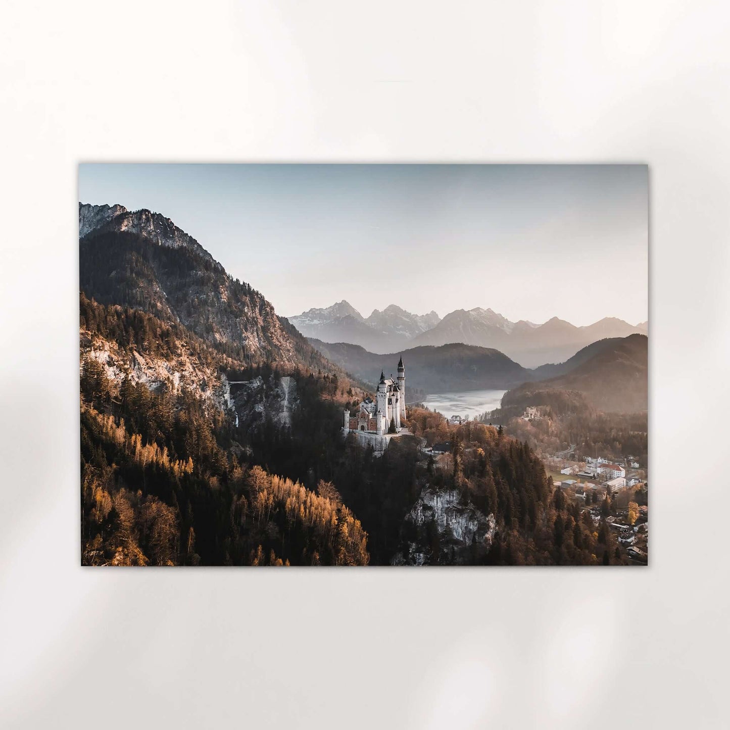Neuschwanstein Castle Print – Bavarian Alps Wall Art