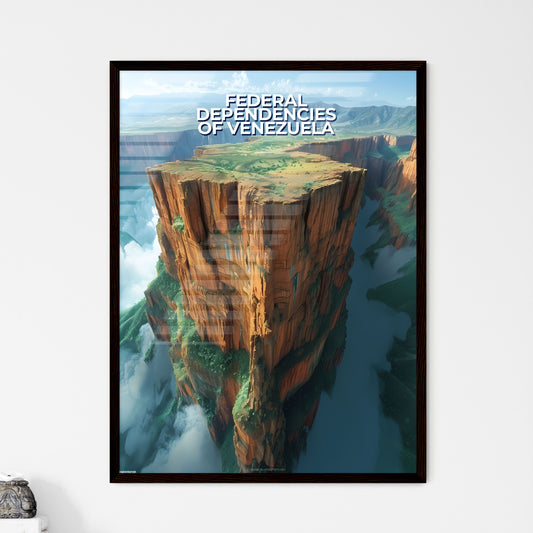 Federal Dependencies of Venezuela - Framed Art Print