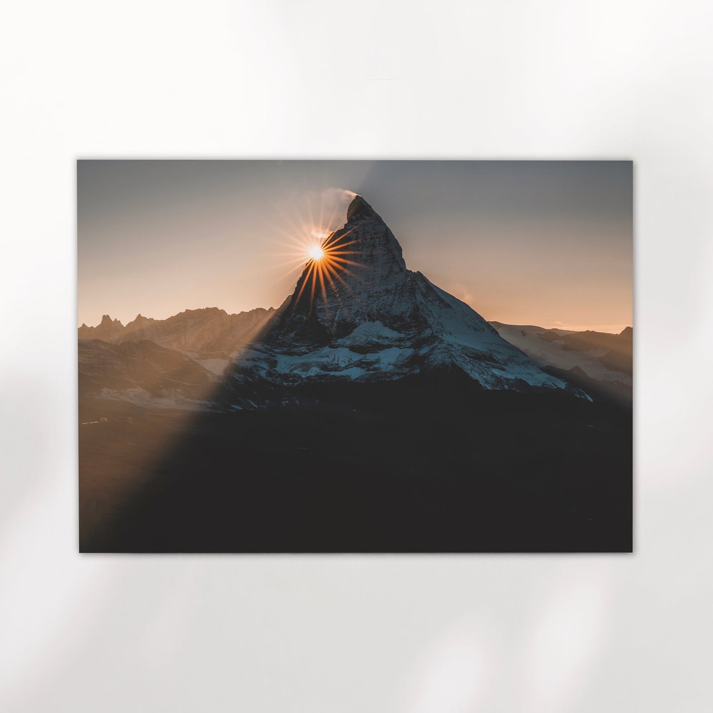 Matterhorn Sunset Print – Fine Art Wall Decor of Swiss Alps
