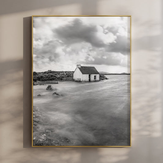 Fisherman’s Bothy, Connemara – Irish Coastal Wall Art Print