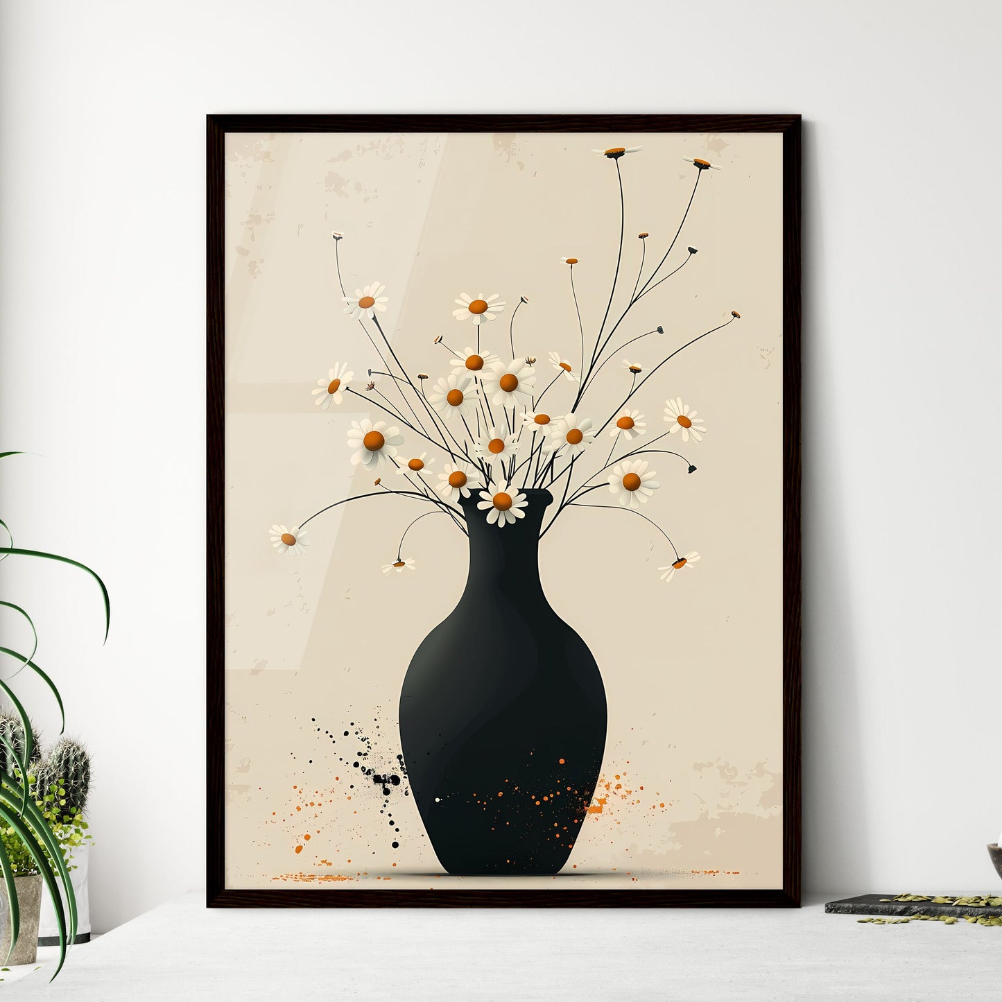 Minimalist Painting - Framed Art Print