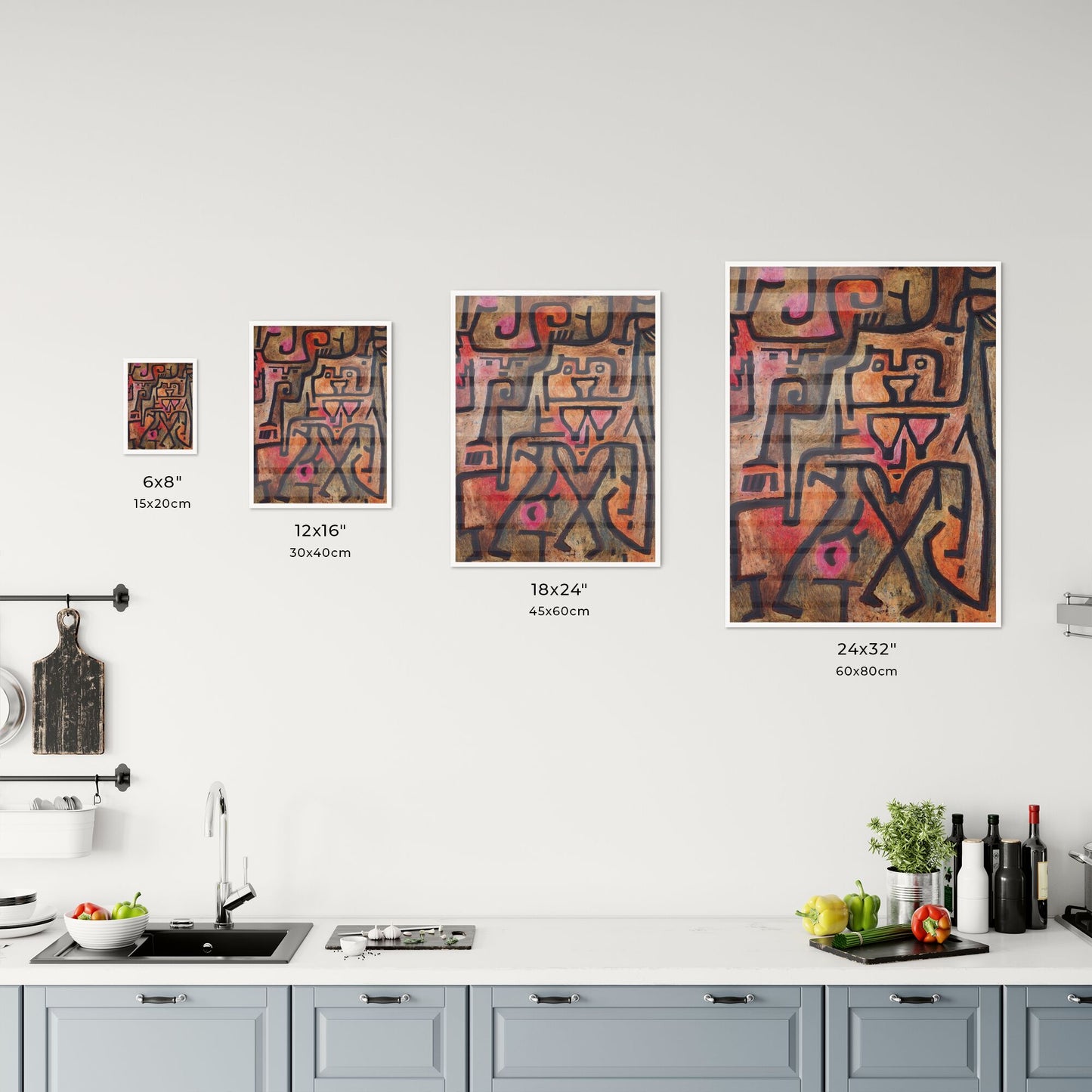 Forest Witches – Paul Klee Size Chart