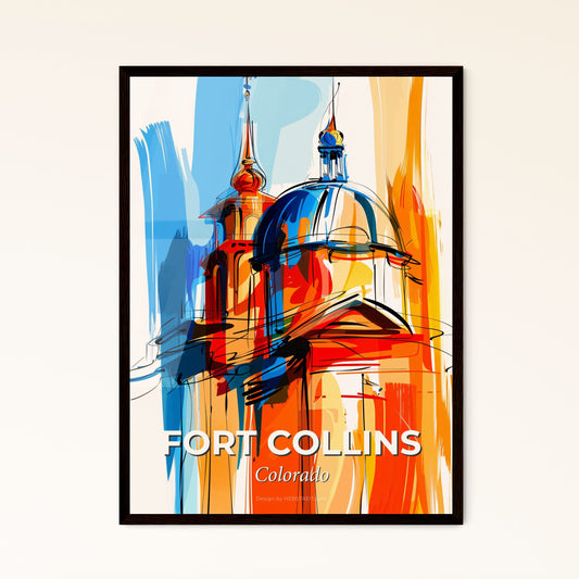 Vibrant Fort Collins, Colorado - A Drawing Of A Building