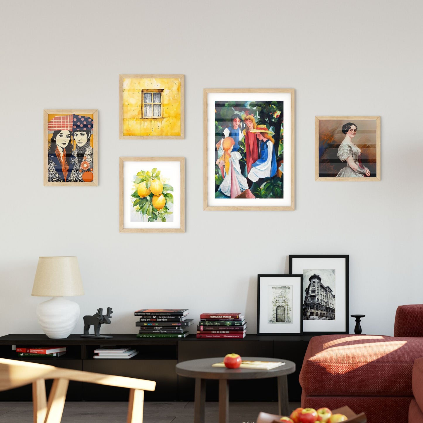 Four Girls by August Macke Wall Art