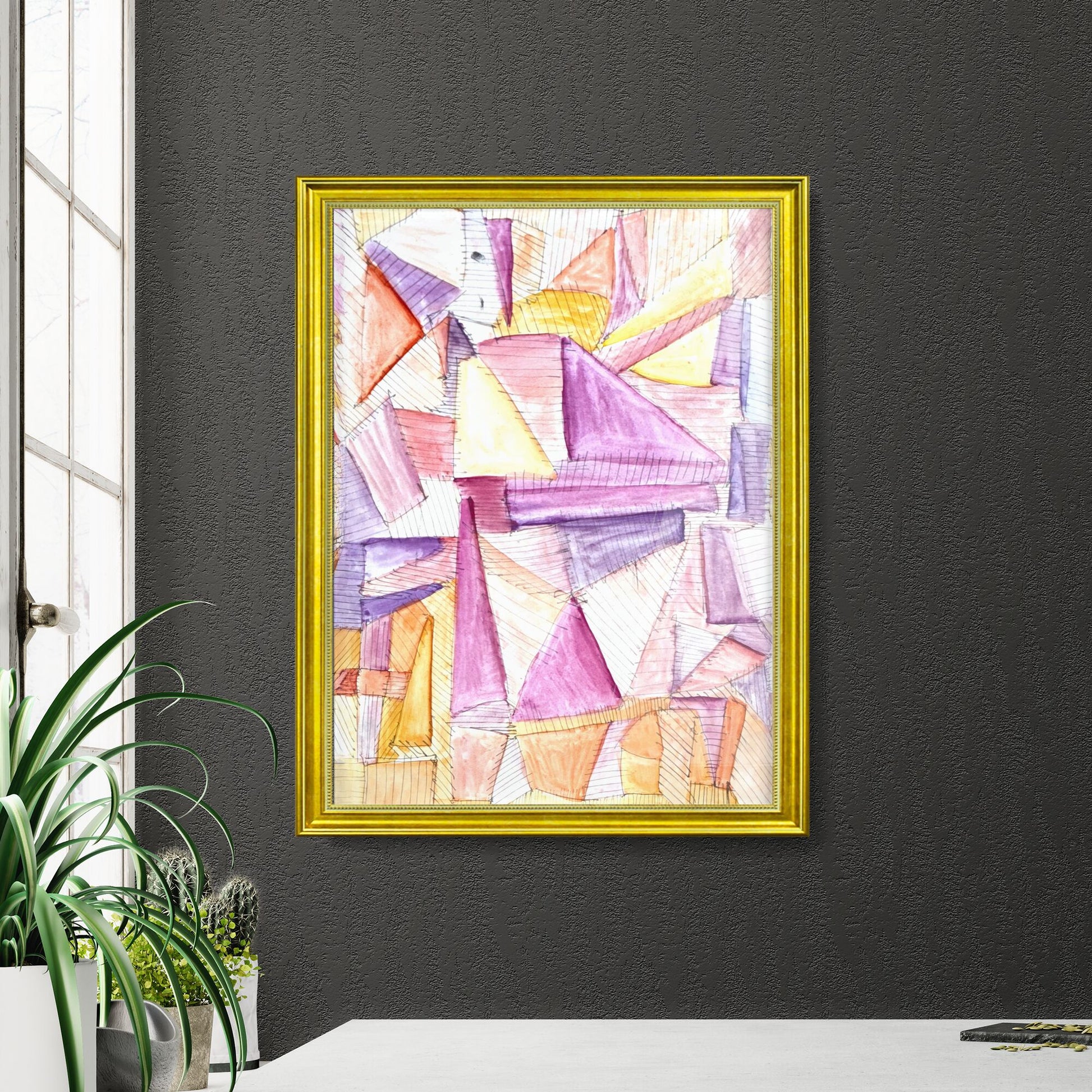 Fragmented Harmonies: A Dance of Color and Geometry