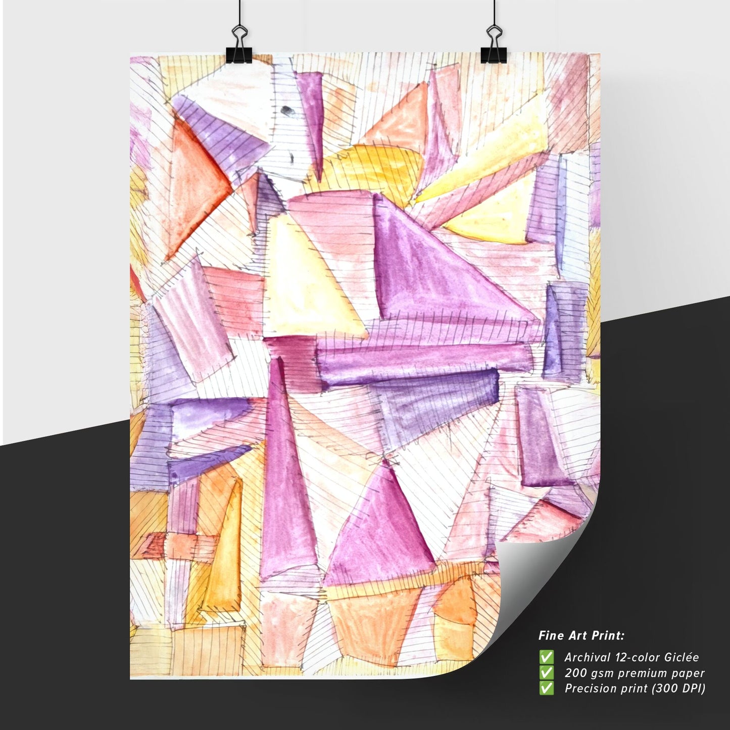 Fragmented Harmonies: A Dance of Color and Geometry