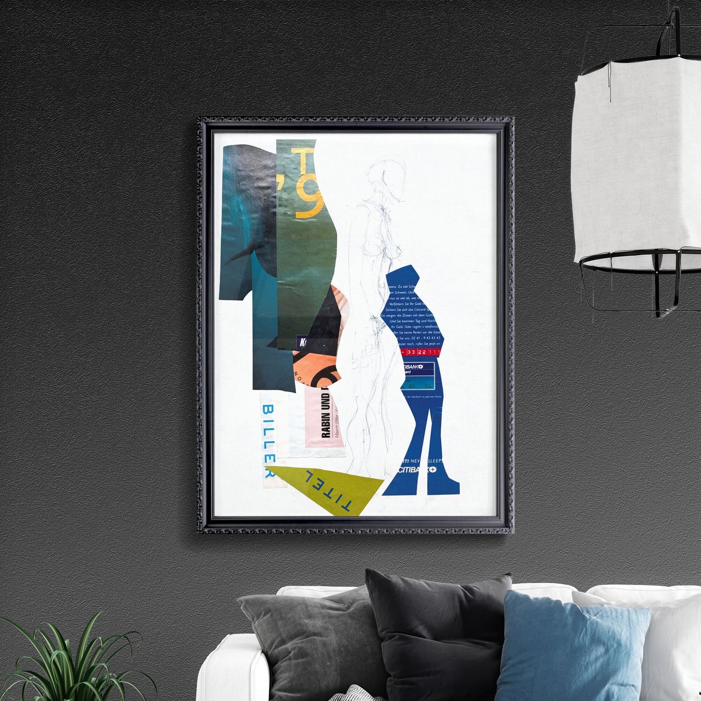 Fragmented Identities: A Collage of Modern Existence and Expression