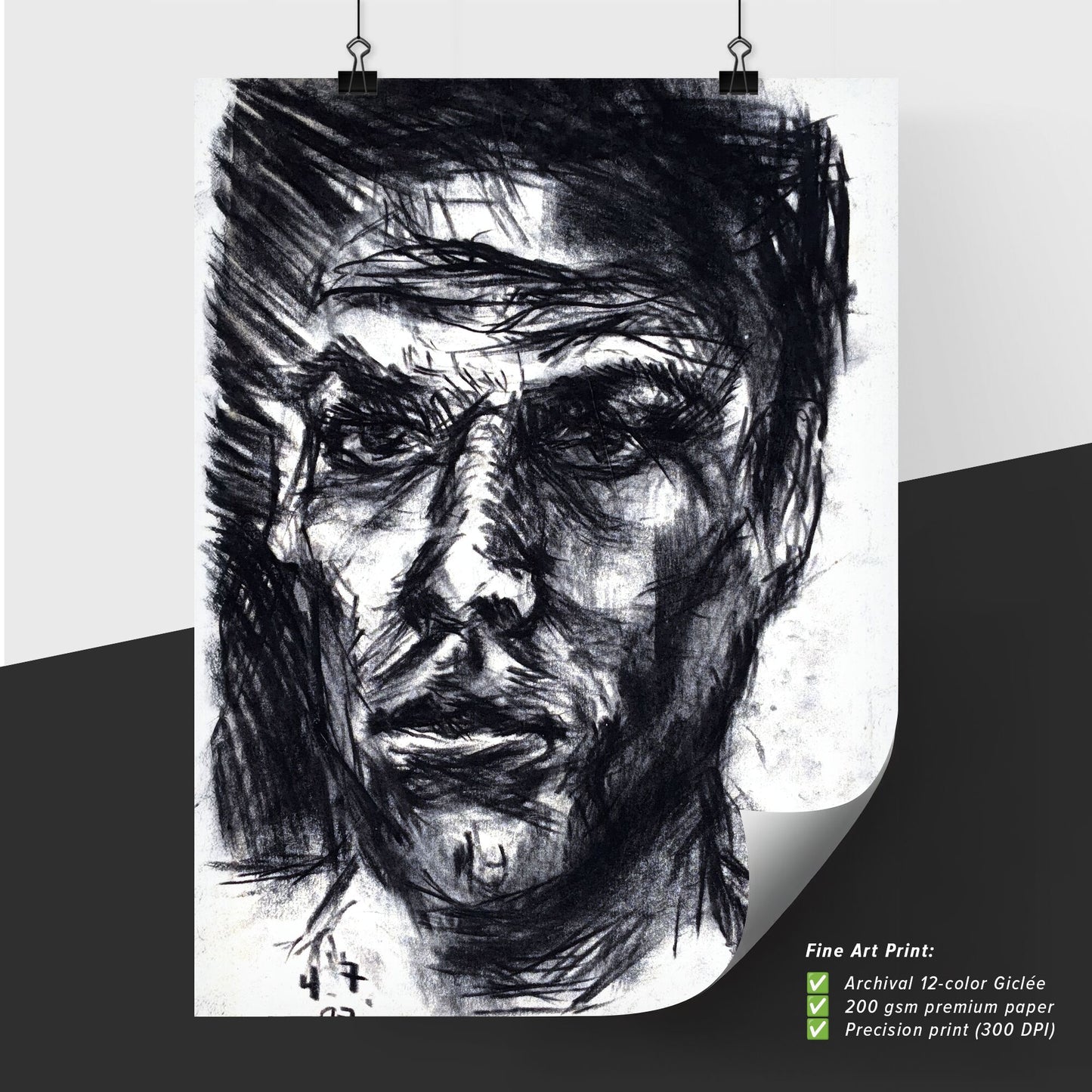 Fragmented Identity: Echoes of Self in Chaotic Lines