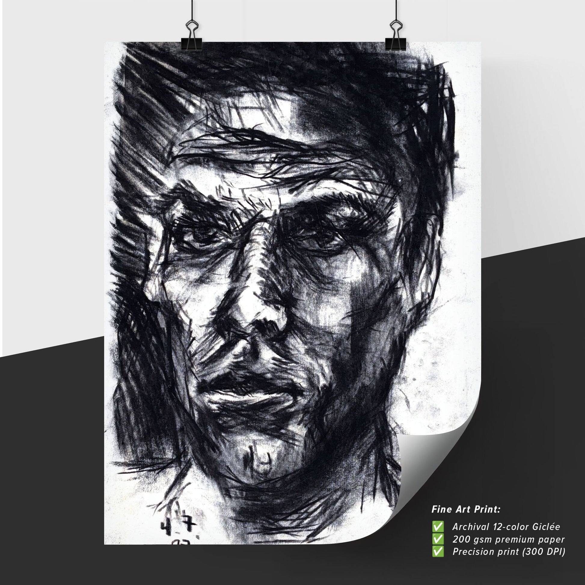 Fragmented Identity: Echoes of Self in Chaotic Lines
