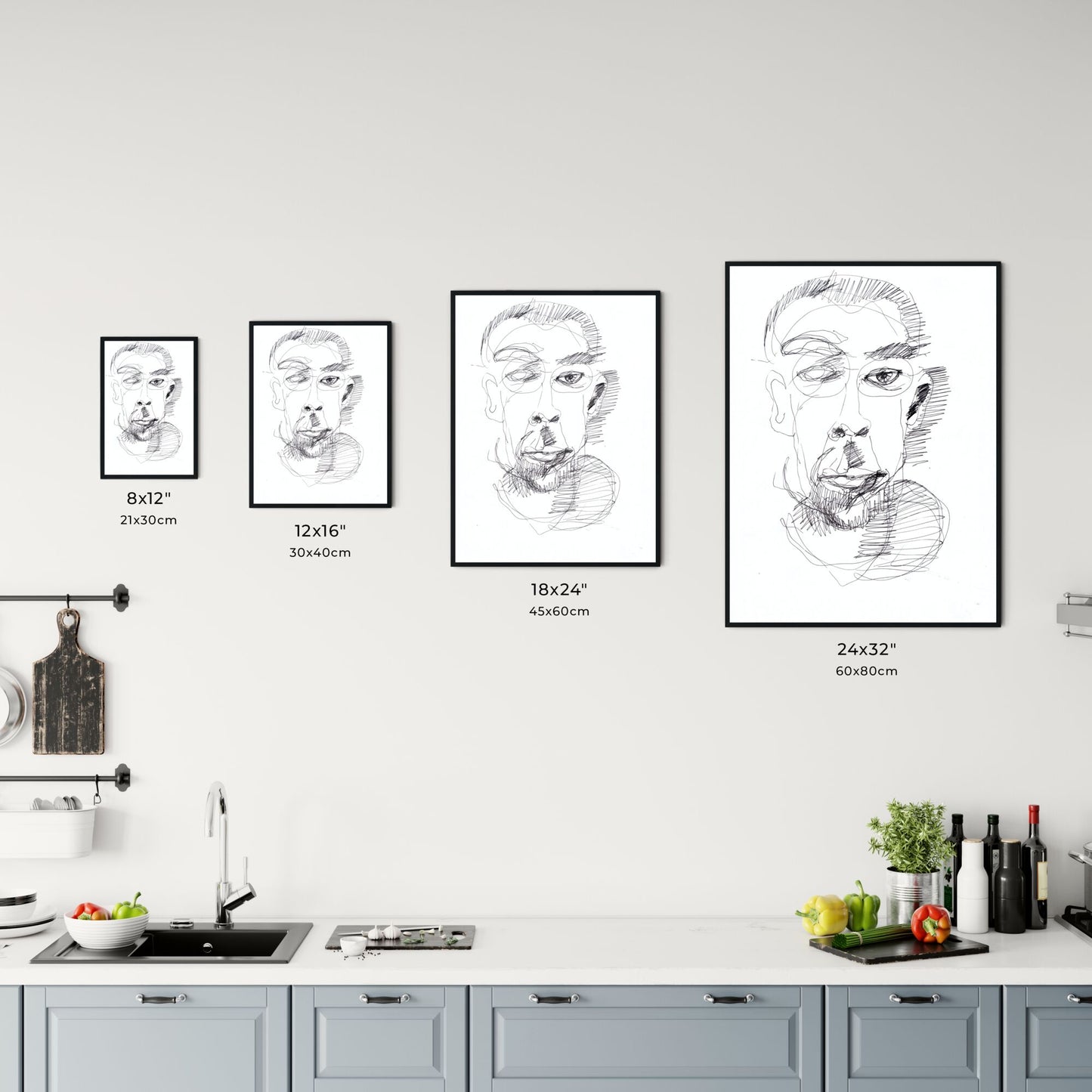 Fragmented Identity: A Journey Through Lines and Shadows Chart