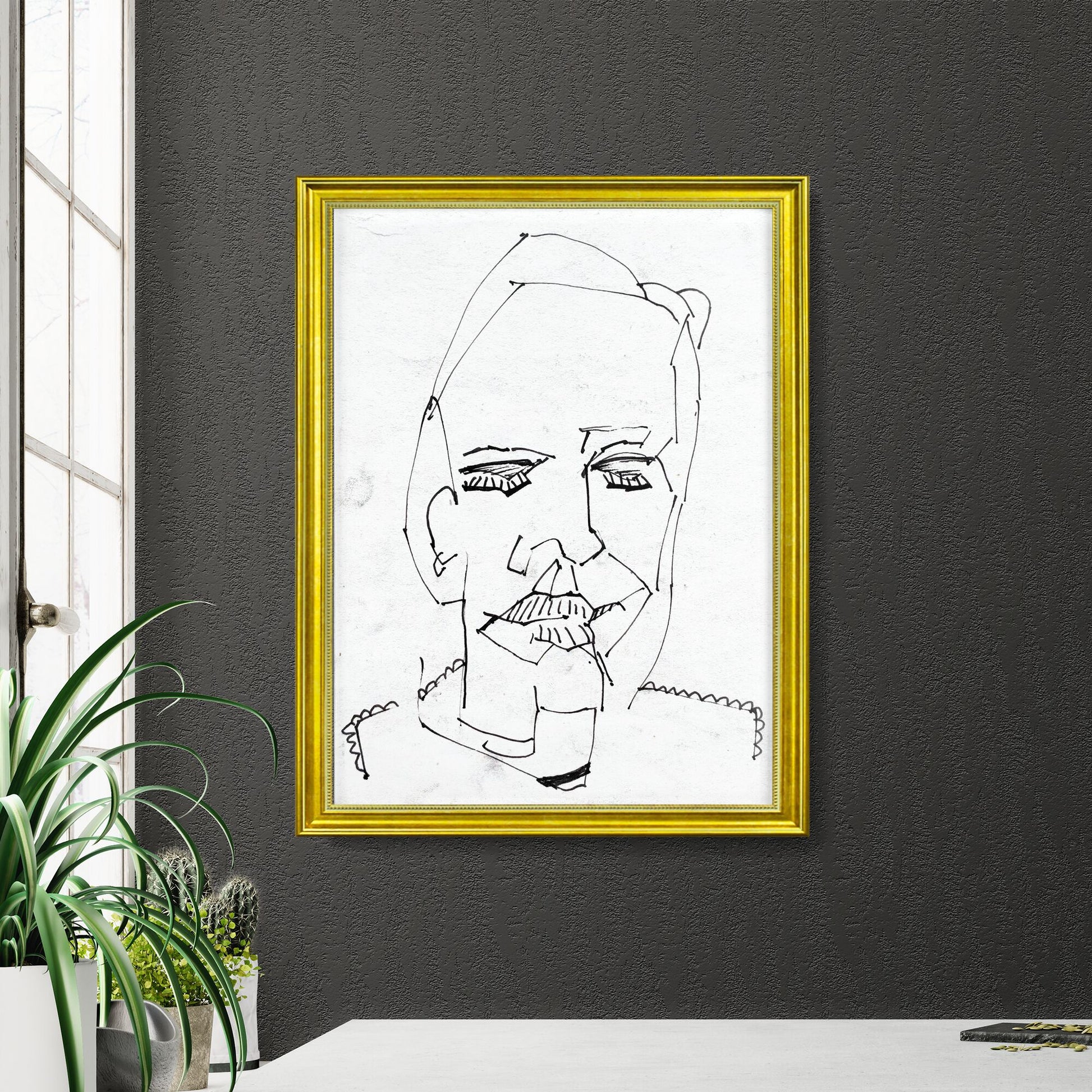 Fragmented Reflections: A Journey Through Lines and Emotions
