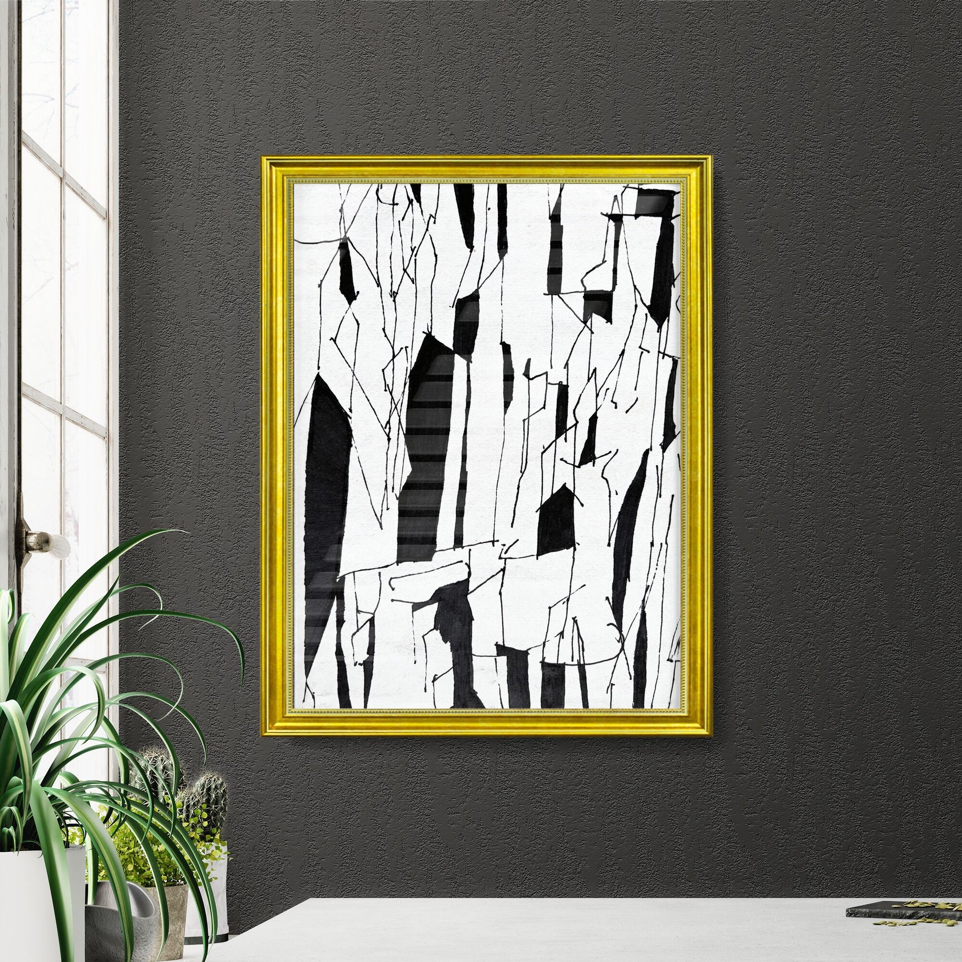 Fragmented Reflections: The Geometry of Absence and Presence