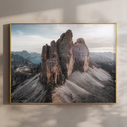 Tre Cime di Lavaredo Print – Dolomites Landscape Photography Wall Art