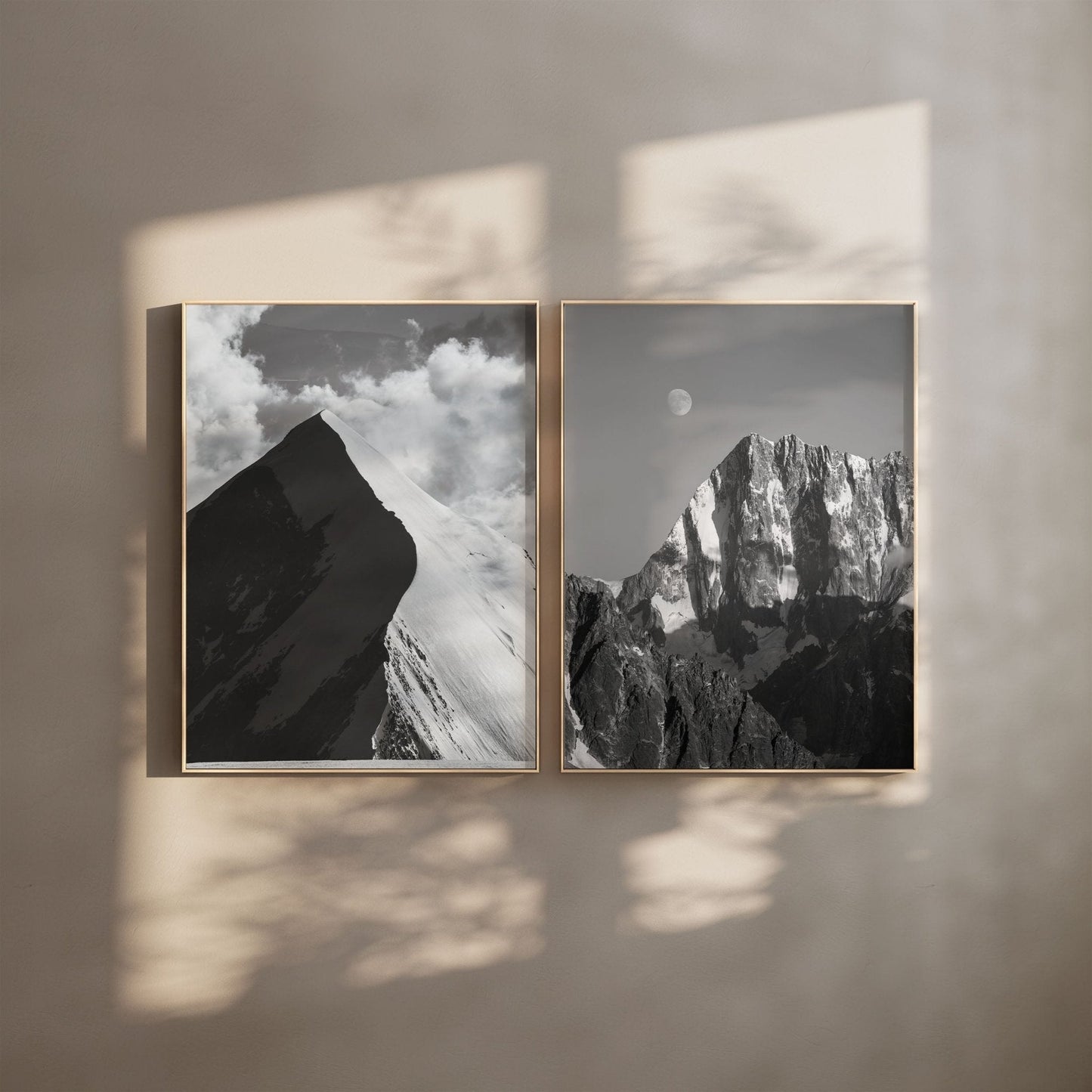 Aiguille de Bionnassay & Grandes Jorasses  – Mountain Wall Art Prints