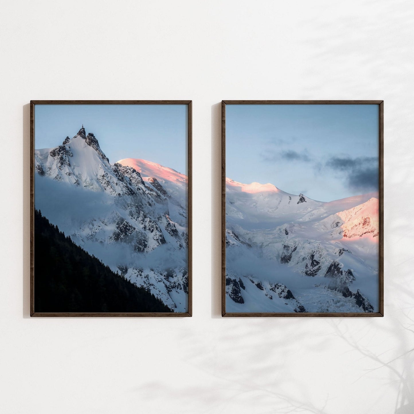 Aiguille du Midi & Mont Blanc Sunrise Wall Art – Premium Mountain Photography