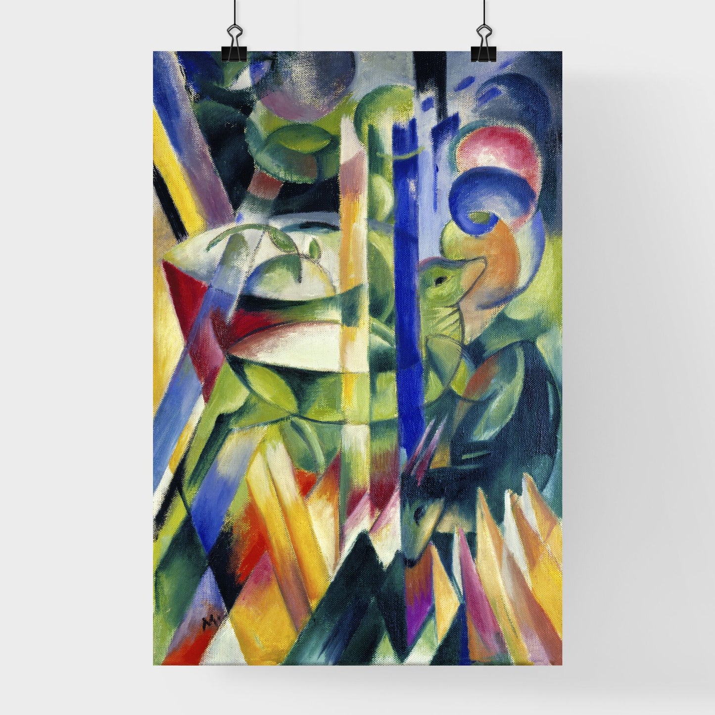 Franz Marc – The Little Mountain Goats Poster