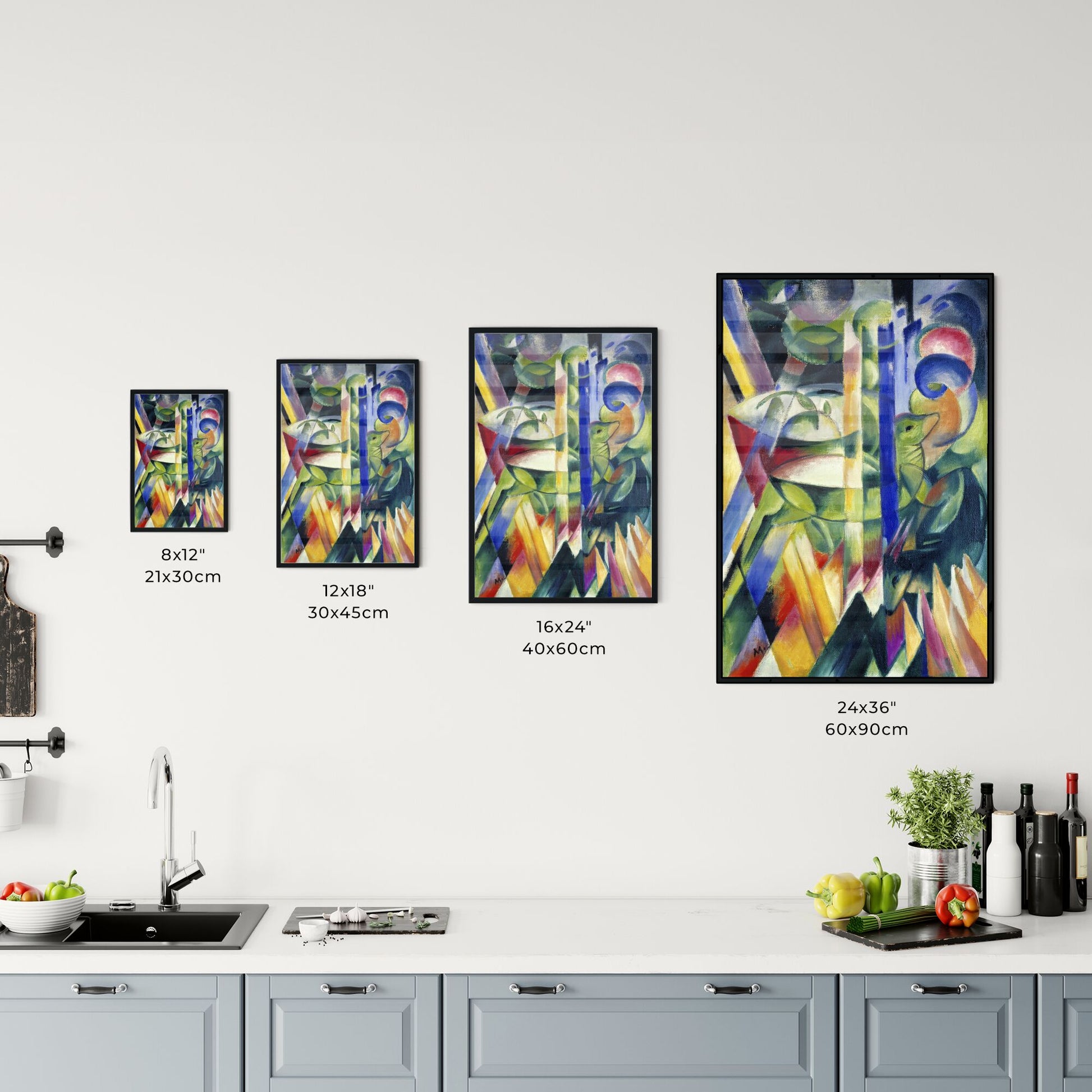 Franz Marc – The Little Mountain Goats Size Chart