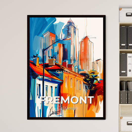 Vibrant Fremont, California - A Painting Of A City