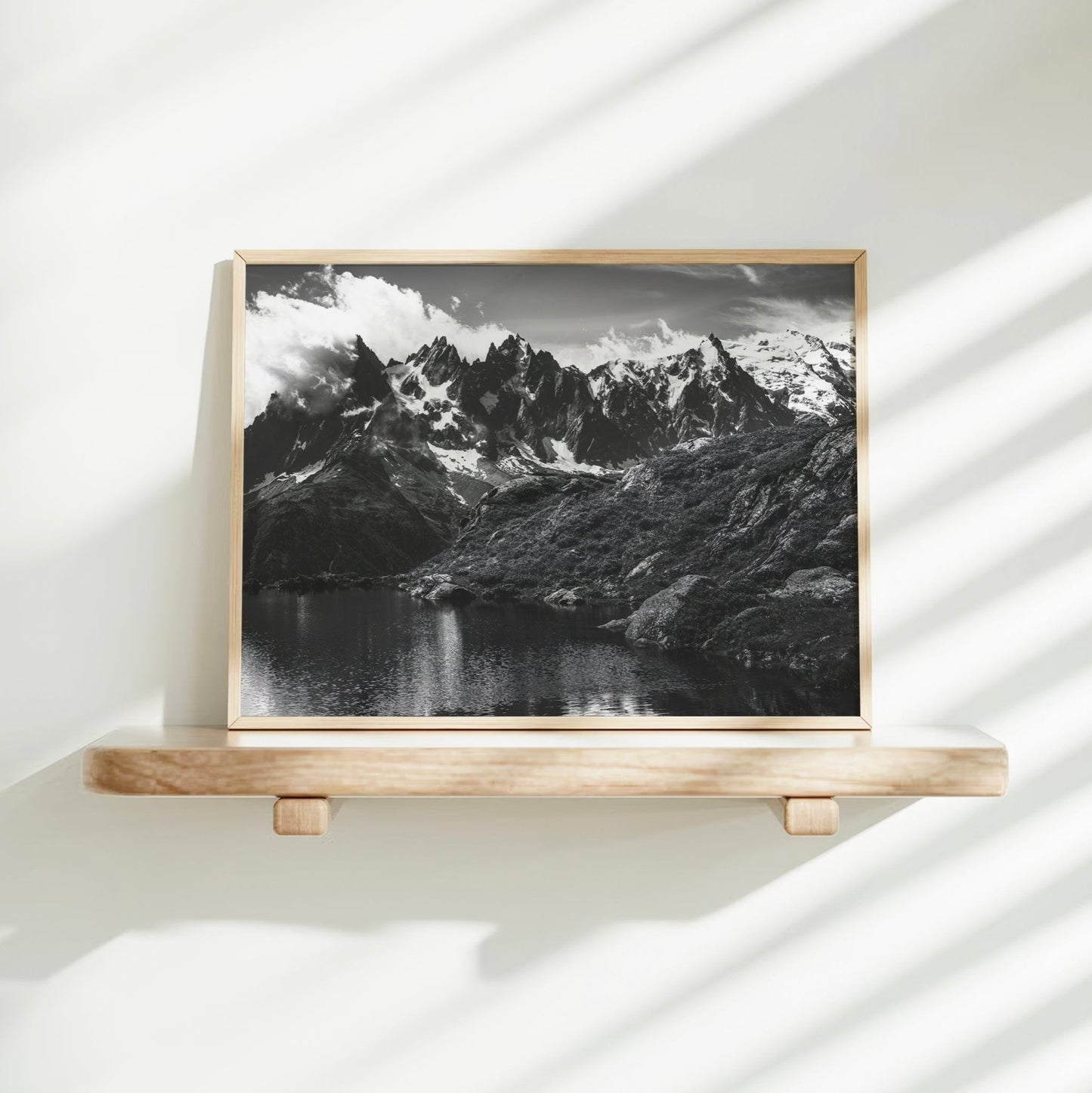 Lac Blanc Wall Art Print - Chamonix Mountain Landscape Photography